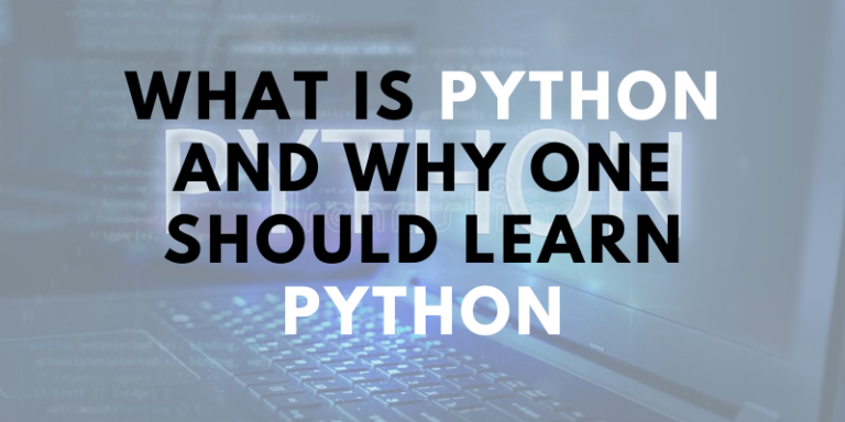What Is Python And Why One Should Learn Python | SEO Training in Chennai